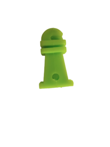 Rectangular KSP Plastic Green Insulator